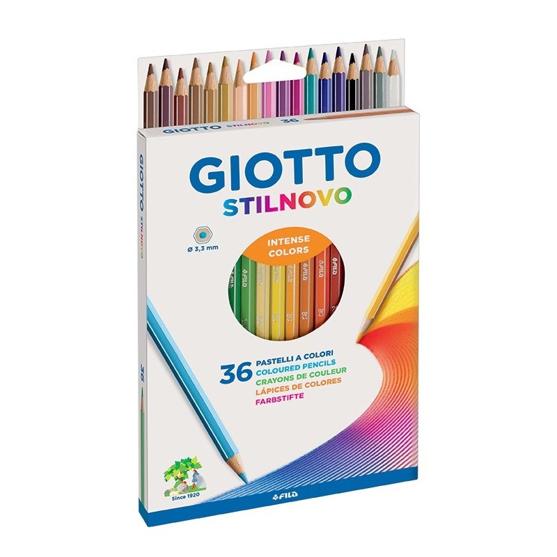 Lápis de Cor Giotto Stilnovo 256700 - Caixa 36 unidades Lápis de Cor Giotto Stilnovo 256700 - Caixa 36 unidades
