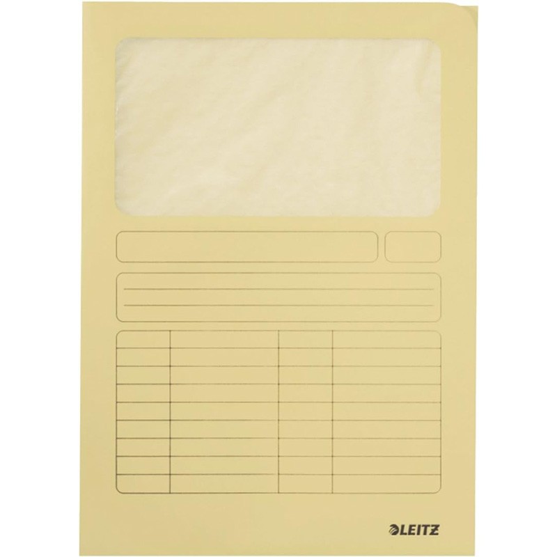 Bolsa Protocolo Leitz A4 3950 Amarelo Bolsa Protocolo Leitz A4 3950 Amarelo