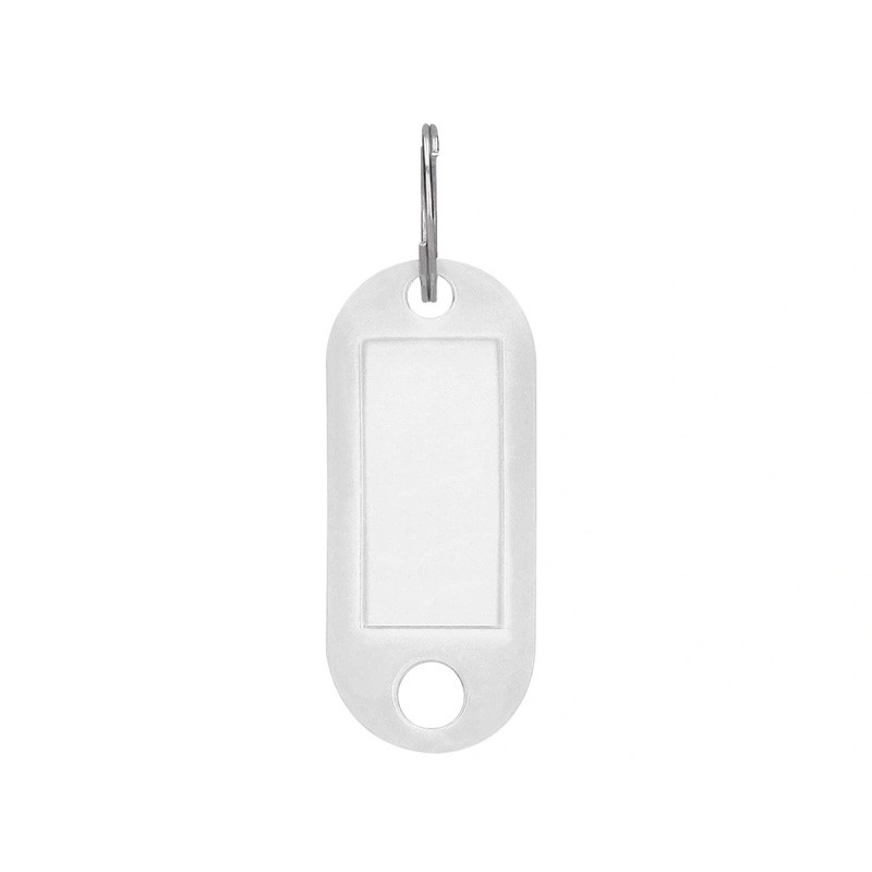 Chaveiro porta etiquetas Branco - Caixa 100 unidades Chaveiro porta etiquetas Branco - Caixa 100 unidades