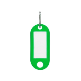 Chaveiro porta etiquetas Verde - Caixa 100 unidades