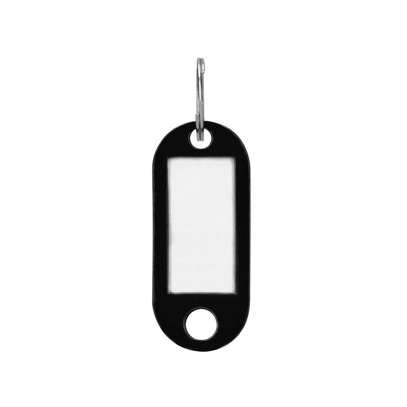 Chaveiro porta etiquetas Preto - Caixa 100 unidades Chaveiro porta etiquetas Preto - Caixa 100 unidades