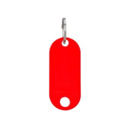 Chaveiro porta etiquetas Vermelho - Caixa 100 unidades