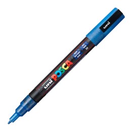 Marcador Uni Posca PC-3ML Azul Glitter