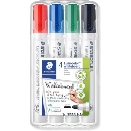 Estojo 4 Marcadores para Quadro Branco Staedtler 351WP4