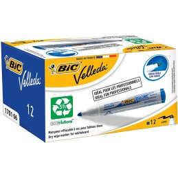 Marcador para Quadro Branco BIC Velleda 1701 Azul