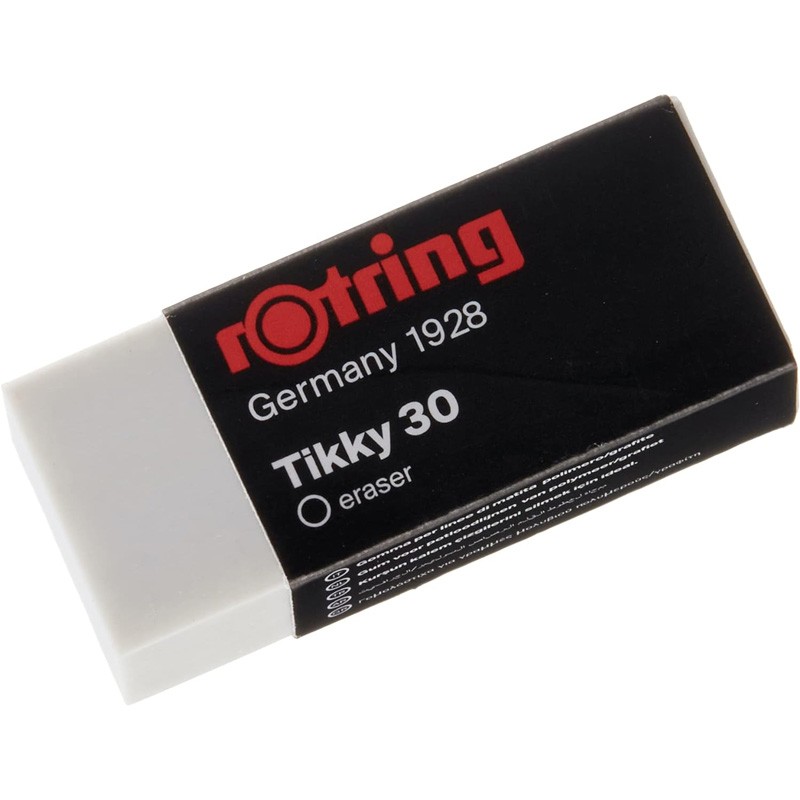 Borracha Rotring Tikky 30 Pequena Branca Borracha Rotring Tikky 30 Pequena Branca