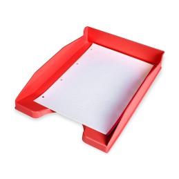 Tabuleiro Plástico 742 Opaco Vermelho