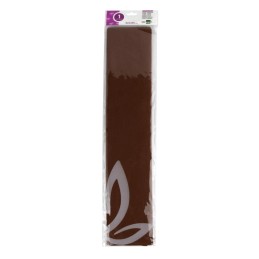 Folha Papel Crepe 50cm x 2.5Mt Castanho
