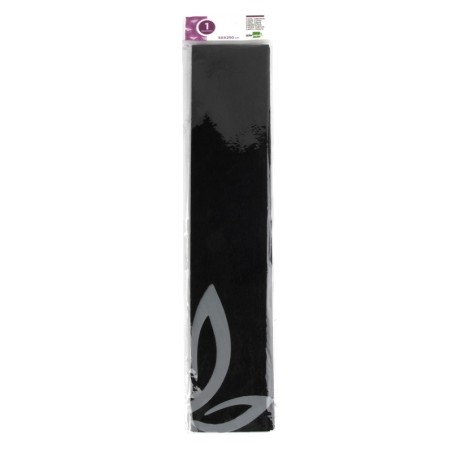 Folha Papel Crepe 50cm x 2.5Mt Preto