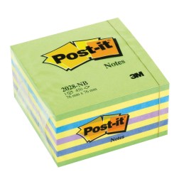 Cubo 450 Folhas Notas Adesivas Post-It 3M 76x76mm Verde