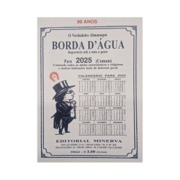 Livro Almanaque Borda d´ Água 2025