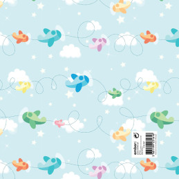 Pack 25 Fls. Papel Fantasia Criança C10/347 Zigzag
