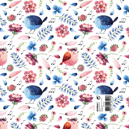 Pack 25 Fls. Papel Fantasia Clássico C40/320 Blow Bird