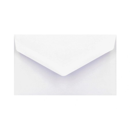 Caixa com 500 Envelopes Americano 92x163 Branco