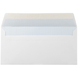 Caixa 500 Envelopes DL 110x220 Silicone Branco