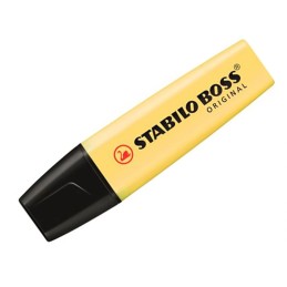 Marcador Fluorescente Stabilo Boss Pastel 70/144 Amarelo Cremoso
