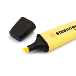 Marcador Fluorescente Stabilo Boss Pastel 70/144 Amarelo Cremoso