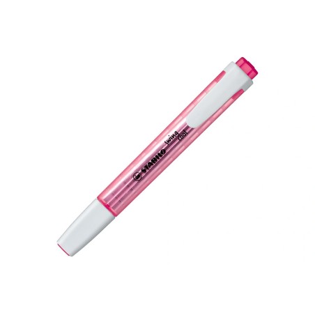 Caixa 10 Marcadores Fluorescente Stabilo Swing Cool Rosa