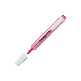 Caixa 10 Marcadores Fluorescente Stabilo Swing Cool Rosa