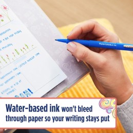 Marcador Paper Mate Flair M Azul