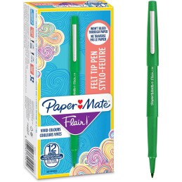 Marcador Paper Mate Flair M Verde