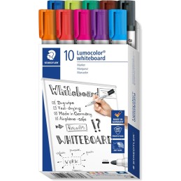 Caixa 10 Marcadores para Quadro Branco Staedtler 351B10
