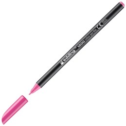 Caixa 10 Marcadores Ponta de Fibra Edding 1200 Rosa