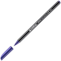 Caixa 10 Marcadores Ponta de Fibra Edding 1200 Violeta