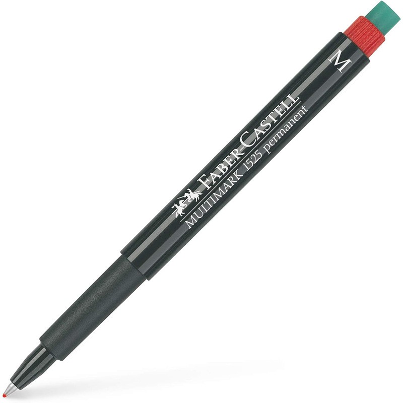 Caixa 10 Marcadores Permanente Faber-Castell Ponta Média Vermelho Caixa 10 Marcadores Permanente Faber-Castell Ponta Média Vermelho