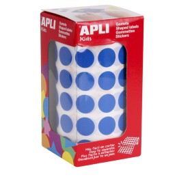 Autocolantes Redondos Apli 15mm 4856 Azul