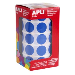 Autocolantes Redondos Apli 20mm 4860 Azul