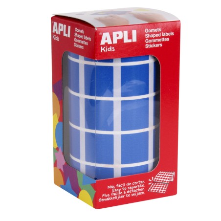 Autocolantes Quadrados Apli 20mm 4876 Azul