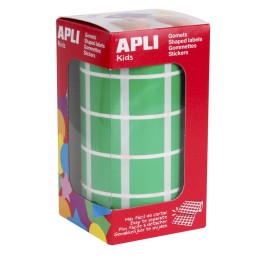 Autocolantes Quadrados Apli 20mm 4878 Verde