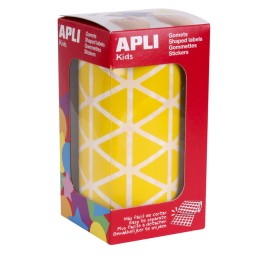 Autocolantes Triangulares Apli 20mm 4867 Amarelo