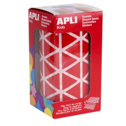 Autocolantes Triangulares Apli 20mm 4869 Vermelho