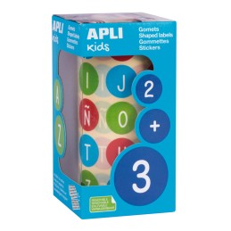 Autocolantes Removíveis Apli 20mm 15126 Abecedário