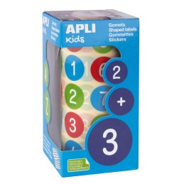 Autocolantes Removíveis Apli 20mm 15127 Números