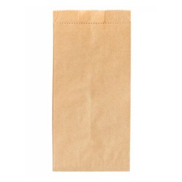 Pack 250 Saquetas Papel 20cm x 5cm x 32cm Castanho