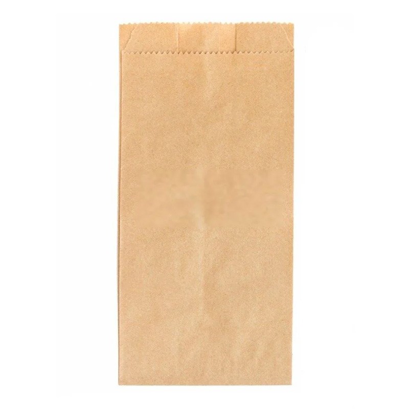 Pack 250 Saquetas Papel 20cm x 5cm x 32cm Castanho Pack 250 Saquetas Papel 20cm x 5cm x 32cm Castanho