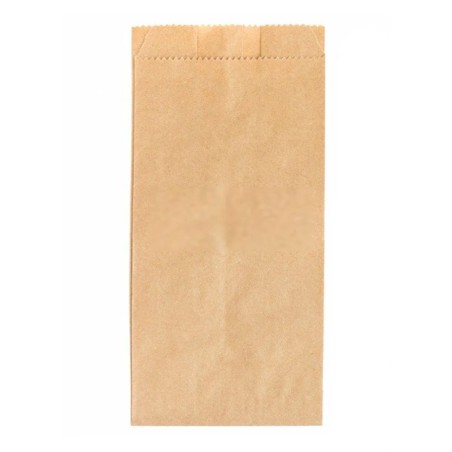 Pack 250 Saquetas Papel 20cm x 5cm x 32cm Castanho