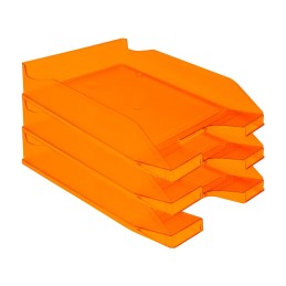 Tabuleiro de secretária Plástico Translúcido Laranja