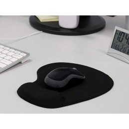 Tapete para Rato com apoio de Pulso em Gel Preto