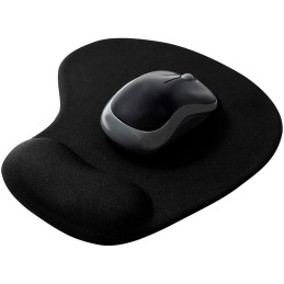 Tapete para Rato com apoio de Pulso em Gel Preto