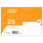 Pack 25 Envelopes C6 114x162mm Silicone Branco