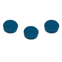Caixa 10 Imans Bi-Office 30mm Azul