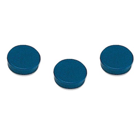 Caixa 10 Imans Bi-Office 30mm Azul