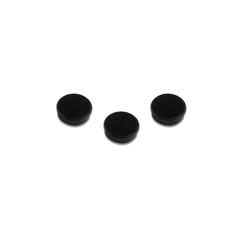 Caixa 10 Imans Bi-Office 30mm Preto