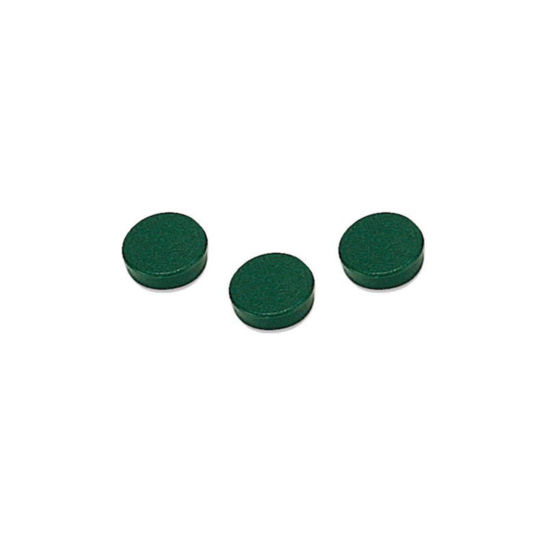 Caixa 10 Imans Bi-Office 30mm Verde Caixa 10 Imans Bi-Office 30mm Verde
