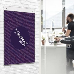 Expositor de Parede A3 Vertical com perfuração
