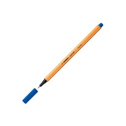 Caixa 10 Marcadores Ponta de Fibra Stabilo 88 Azul
